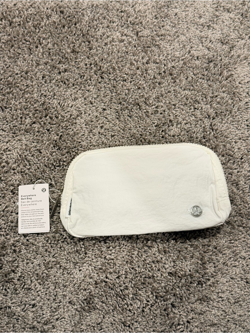PRICE FIRM NWT Lululemon Everywhere Belt Bag 1L White Opal